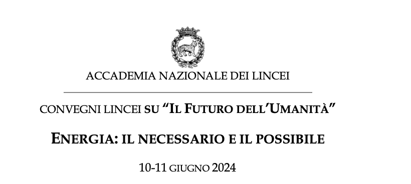Energia: Il necessario e il possibile